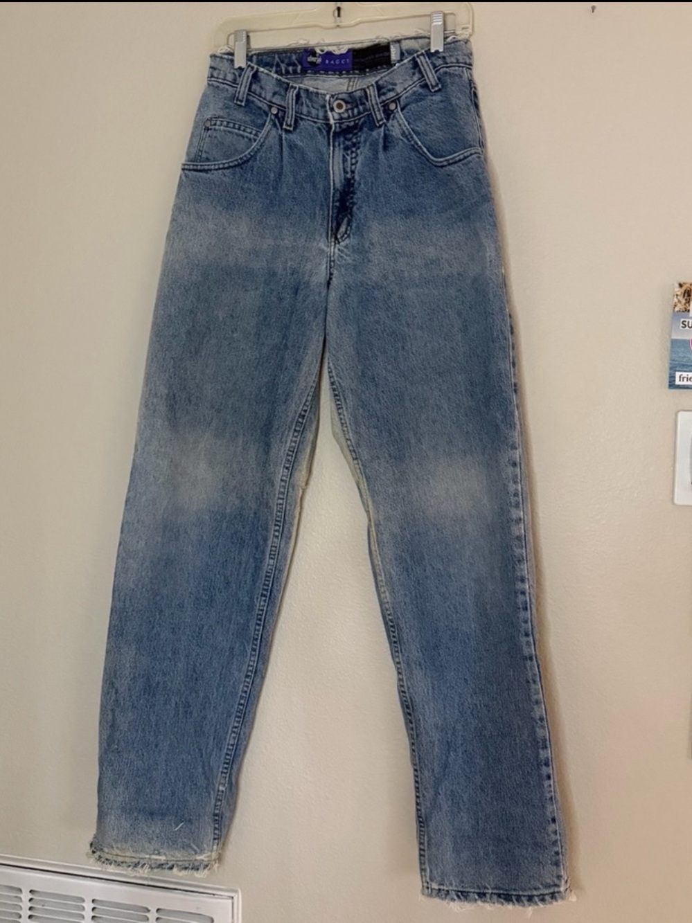 Vintage Levi’s Silver Tab Baggy Jeans Blue Bleach Dye Size 29 x 32